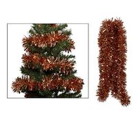 Simply Products 4M Chunky/Fine Cut Christmas Tinsel Garland Decoration (Rose Gold)