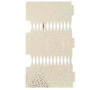 Simply Products 6pc Make and Fill Your Own Christmas Party Cracker Kit - Festive Seasonal Cracker Craft DIY Kit (Merry Christmas Gold & Cream)