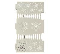 Simply Products 6pc Make and Fill Your Own Christmas Party Cracker Kit - Festive Seasonal Cracker Craft DIY Kit (Snowflakes.)