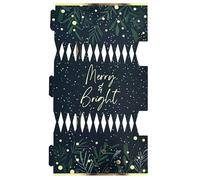 Simply Products 6pc Make and Fill Your Own Christmas Party Cracker Kit - Festive Seasonal Cracker Craft DIY Kit (Merry & Bright)