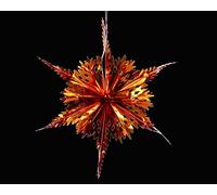 Simply Products Foil Garland Long Star - Christmas Hanging Decoration Wall Ceiling Xmas Deco (Copper)