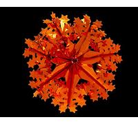 Simply Products Foil Garland Snowflake Star - Christmas Hanging Decoration Wall Ceiling Xmas Deco (Copper)