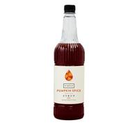 Simply Pumpkin Spice Syrup, Vegan & Nut Free Flavoured Syrup for Coffee, Cocktails & Baking (1 Litre)