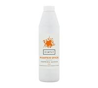 Simply Pumpkin Spice Topping Sauce, Ready to Use Dessert Sauce for Ice Cream, Waffles, Pancakes, Coffee & Milkshakes (1kg)
