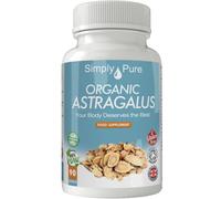 Simply Pure Organic Astragalus | Immunity Boost & Healthy Ageing | 500mg Capsules x 90 |100% Pure Soil Association Certified | Gluten Free | GM Free | Vegan