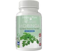 Simply Pure Organic Moringa Oleifera for Heart Health | 500mg Capsules x 90 | 100% Pure Soil Association Certified | Gluten Free | GM Free | Vegan