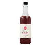 Simply Raspberry & Hibiscus Cooler 1L - Raspberry Syrup for Cocktails, Mocktails, Lemonade, Sodas & Smoothies - Vegan Fruit Syrup for Refreshing Summery Drinks