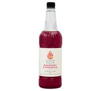 Simply Raspberry & Pineapple Cooler, Vegan & Gluten Free Beverage Syrup for Cordial Squash, Cocktails & Mocktails (1 Litre)