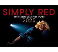 Simply Red 40th Anniversary Tour 2025 A4 Print Poster Wall Art Home Decor Album Gift Present Photo Living Room Dining Room Bedroom Unframed Concert Tour Gig Live Show Music Arena