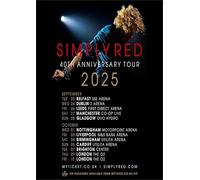 Simply Red UK Tour 2025 A3 A4 Print Poster Wall Art Home Decor Album Gift Present Photo Living Room Dining Room Bedroom Concert Gig Concert (A4)