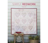 Simply Redwork: Quilt and stitch redwork embroidery designs