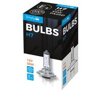 Simply S499 H7 Car Headlight Bulb - 12V, 55W, Complies with ECE R-37, UV Filter, Suitable for all Headlights, Maximum Visibility (BOXED) , White