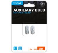 Simply S501BL 12V 5W Blister Bulb - S501BL- you get 117