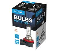 Simply S708 H8 Car Headlight Bulb, 12V, 35W, Comply with ECE R-37, Base PGJ19-1, Suitable for all Headlights, Maximum Visibility, White