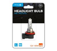 Simply S709BL Pack of 1 H9 Headlight Bulb - 12V 65W, Base PFJ19-5, Complies with ECE-R37, UV Filter, High Performance and Maximum Visibility