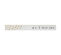Simply Said, INC Talking Sticks 16" x 1.5" Wood Sign, P.S. I Love You TLK1697