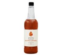Simply Salted Caramel Syrup, Vegan & Nut Free Flavoured Syrup for Coffee, Cocktails & Baking (1 Litre)