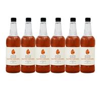 Simply Salted Caramel Syrup, Vegan & Nut Free Flavoured Syrup for Coffee, Cocktails & Baking (1 Litre x 6)