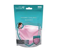 Simply Sanitize Reusable Light Pink Fabric Face Mask, NM002