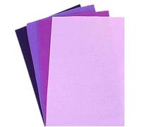 Simply Sew Crafty Dovecraft Essentials - A4 Premium Coloured Crafting Felt Packs - Decorations Cardmaking Arts Crafts (Purples)