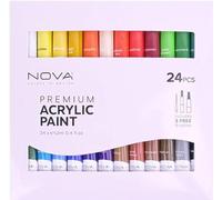 Simply Sew Crafty Nova Premium Sketching, Writing, Drawing,Pencils, Faric Paints and Markers (24 Pcs Acrylic Paint)