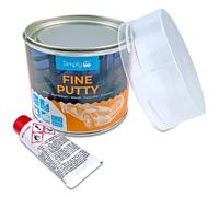 Simply SFP1000 Auto Fine Putty 1000g - Ultra Smooth Fine Filler For Finishing and Repairing Light Scratches to Car Bodywork, Grey