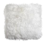 Simply Sheepskin Cushion - Genuine New Zealand Sheepskin Wool Pillow - Cushion Insert Included - Durable Sofa Cushion for Sofa, Chair & Couch - 45x45 cm, Natural