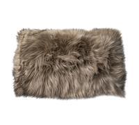 Simply Sheepskin Cushion - Genuine New Zealand Sheepskin Wool Pillow - Cushion Insert Included - Durable Sofa Cushion for Sofa, Chair & Couch - 30x50 cm, Light Brown