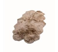 Simply Sheepskin Rug - Extra Large, Natural Single Genuine New Zealand Sheepskin - Ultra Soft Wool Bedside Rug, Machine Washable - Fluffy Sheepskin Throw - Perfect for Any Room