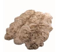 Simply Sheepskin Rug - Extra Large, Natural Single Genuine New Zealand Sheepskin - Ultra Soft Wool Bedside Rug, Machine Washable - Fluffy Sheepskin Throw - Perfect for Any Room