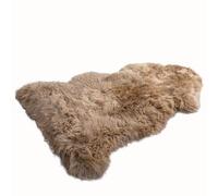 Simply Sheepskin Rug - Extra Large, Natural Single Genuine New Zealand Sheepskin - Ultra Soft Wool Bedside Rug, Machine Washable - Fluffy Sheepskin Throw - Perfect for Any Room
