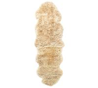 Simply Sheepskin Rug - Extra Large, Natural Single Genuine New Zealand Sheepskin - Ultra Soft Wool Bedside Rug, Machine Washable - Fluffy Sheepskin Throw - Perfect for Any Room