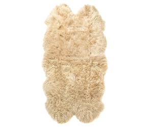 Simply Sheepskin Rug - Extra Large, Natural Single Genuine New Zealand Sheepskin - Ultra Soft Wool Bedside Rug, Machine Washable - Fluffy Sheepskin Throw - Perfect for Any Room