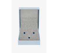 Simply Silver 925 Sterling Silver Sapphire Solitaire Set - Gift Box Silver