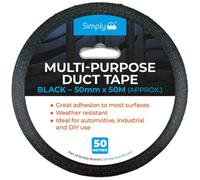 Simply Silver Duct Gaffer Cloth Tape Multi-Purpose Adhesive Water Resistant 48mm X 50M