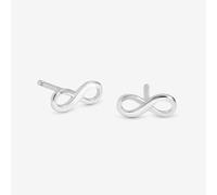 Simply Silver Women's Sterling Silver 925 Mini Infinity Stud Earrings Simply Silver Silver One Size