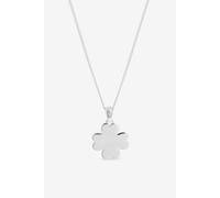 Simply Silver Women's Sterling Silver 925 Personalised Clover Pendant Simply Silver Silver One Size