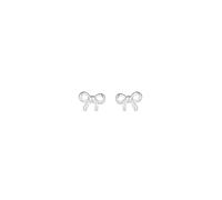 Simply Silver Polished Bow Stud Earrings