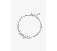 Simply Silver Women's Sterling Silver 925 Premium Polished Link Bracelet Simply Silver Silver One Size