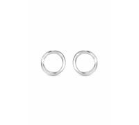 Simply Silver Sterling Silver 925 Polished Open Circle Earrings Silver One Size