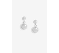 Simply Silver Sterling Silver 925 Polished Orb Double Drop Stud Earrings Silver One Size
