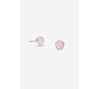 Simply Silver Sterling Silver 925 Polished Rose Stud Earrings Silver One Size