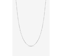 Simply Silver Twist Chain Necklace