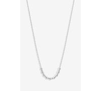 Simply Silver Women's Sterling Silver 925 Rope Textured Ball Necklace Simply Silver Silver One Size