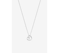 Simply Silver Sterling Silver 925 Swirl Open Heart Necklace Simply Silver Silver One Size