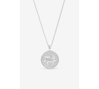 Simply Silver Sterling Silver 925 Zodiac Pendant - Cancer Silver