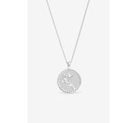 Simply Silver Women's Sterling Silver 925 Zodiac Pendant - Capricorn Simply Silver Silver One Size