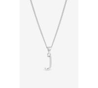 Simply Silver Sterling Silver 925 Initial Pendant One Size Silver