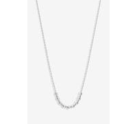 Simply Silver Women's Sterling Silver 925 Rope Textured Ball Necklace Simply Silver Silver One Size