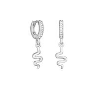 Simply Silver Women's Sterling Silver 925 Serpent Charm Earrings Simply Silver Silver One Size